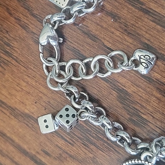 Vintage Brighton Las Vegas Nevada Charm Bracelet - EUC - K - Picture 9 of 13